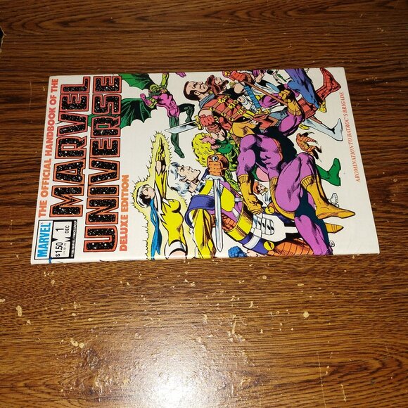 Official Handbook of Marvel Universe Deluxe #1 Abomination to Batroc's Brigade - Picture 3 of 3
